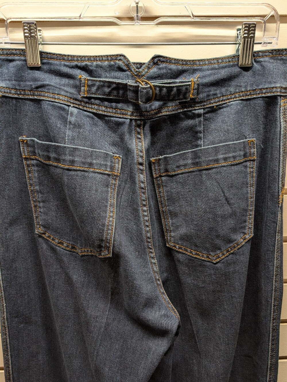 House of Harlow 1960 High-Waist Wide Leg Cinch Back Jeans, Size: 28 EUC - Picture 5 of 10